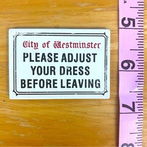 England City of Westminster Sign Magnet